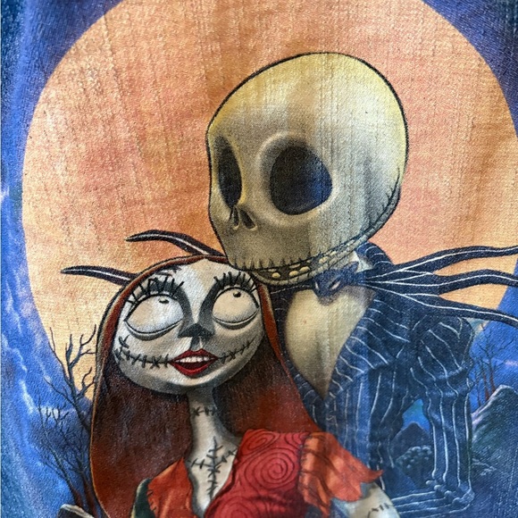 Disney Nightmare before Christmas vintage denim jacket L - Picture 4 of 6